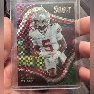 Garrett Wilson tri color rookie /75